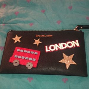 Michael Kors Illustrations London Wristlet
